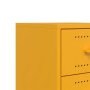 Bedside tables 2 units mustard yellow steel 36x39x43.5 cm by , Nightstands - Ref: Foro24-846633, Price: 130,15 €, Discount: %