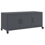 TV stand made of cold-rolled anthracite steel, 100.5x39x43.5 cm by , TV Furniture - Ref: Foro24-846646, Price: 95,01 €, Disco...