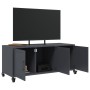 Mueble de TV acero laminado en frío antracita 100,5x39x43,5 cm de , Muebles TV - Ref: Foro24-846646, Precio: 108,13 €, Descue...