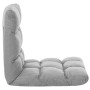 Gray microfiber folding floor lounger by vidaXL, Daybeds - Ref: Foro24-325254, Price: 71,10 €, Discount: %