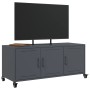 Mueble de TV acero laminado en frío antracita 100,5x39x43,5 cm de , Muebles TV - Ref: Foro24-846646, Precio: 108,13 €, Descue...