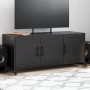 Mueble para TV acero laminado en frío negro 100,5x39x43,5 cm de , Muebles TV - Ref: Foro24-846644, Precio: 102,27 €, Descuent...