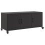 Mueble para TV acero laminado en frío negro 100,5x39x43,5 cm de , Muebles TV - Ref: Foro24-846644, Precio: 102,27 €, Descuent...