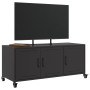 Mueble para TV acero laminado en frío negro 100,5x39x43,5 cm de , Muebles TV - Ref: Foro24-846644, Precio: 102,27 €, Descuent...