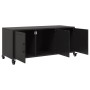 Mueble para TV acero laminado en frío negro 100,5x39x43,5 cm de , Muebles TV - Ref: Foro24-846644, Precio: 89,99 €, Descuento: %