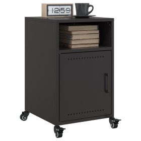 Bedside tables 2 units black steel 36x39x59 cm by , Nightstands - Ref: Foro24-846717, Price: 103,99 €, Discount: %