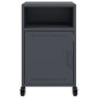 Bedside table in anthracite gray steel, 36x39x59 cm by , Nightstands - Ref: Foro24-846720, Price: 61,99 €, Discount: %