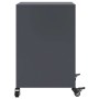 Bedside table in anthracite gray steel, 36x39x59 cm by , Nightstands - Ref: Foro24-846720, Price: 61,99 €, Discount: %