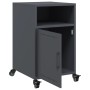 Bedside table in anthracite gray steel, 36x39x59 cm by , Nightstands - Ref: Foro24-846720, Price: 61,99 €, Discount: %