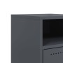 Bedside table in anthracite gray steel, 36x39x59 cm by , Nightstands - Ref: Foro24-846720, Price: 61,99 €, Discount: %