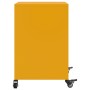 Mesita de noche acero amarillo mostaza 36x39x59 cm de , Mesitas de noche - Ref: Foro24-846722, Precio: 61,92 €, Descuento: %