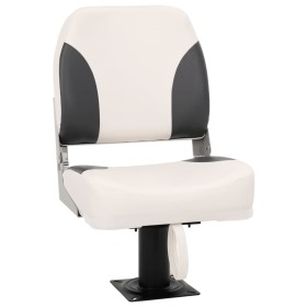 Folding boat seat with low backrest and 2 pieces of strap fastening. by , Boats - Ref: Foro24-3284291, Price: 91,26 €, Discou...