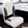 Folding boat seat with low backrest and 2 pieces of strap fastening. by , Boats - Ref: Foro24-3284291, Price: 91,26 €, Discou...