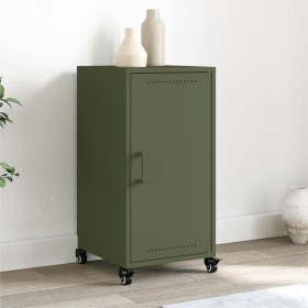 Cold-rolled steel sideboard in olive green 36x39x72 cm by , Sideboards - Ref: Foro24-846678, Price: 72,99 €, Discount: %