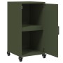 Cold-rolled steel sideboard in olive green 36x39x72 cm by , Sideboards - Ref: Foro24-846678, Price: 72,89 €, Discount: %