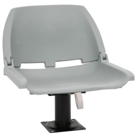 Asientos plegables de barco sin cojín gris 2 uds 48x51x41 cm de , Embarcaciones - Ref: Foro24-3284272, Precio: 79,99 €, Descu...