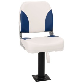 Asientos plegables de barco 2 uds azul y blanco 41x36x48 cm de , Embarcaciones - Ref: Foro24-3284285, Precio: 89,99 €, Descue...