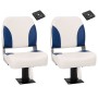 Boat seats 2 units with 360° swivel pedestal by , Boats - Ref: Foro24-3294960, Price: 183,62 €, Discount: %