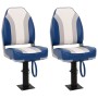 Boat seats with pedestal 2 units adjustable height 360° by , Boats - Ref: Foro24-3294974, Price: 269,65 €, Discount: %