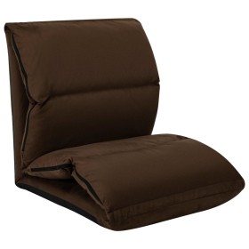 Brown microfiber folding floor lounger by vidaXL, Daybeds - Ref: Foro24-325258, Price: 96,01 €, Discount: %