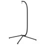 Hanging egg chair stand black steel by , Garden rockers - Ref: Foro24-4007413, Price: 98,99 €, Discount: %