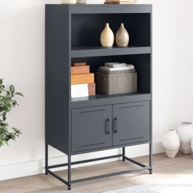 Anthracite gray steel sideboard 68.5x38.5x123.5 cm by , Sideboards - Ref: Foro24-846502, Price: 118,99 €, Discount: %