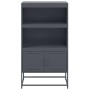 Aparador de acero gris antracita 68,5x38,5x123,5 cm de , Aparadores - Ref: Foro24-846502, Precio: 119,04 €, Descuento: %