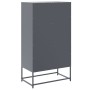 Aparador de acero gris antracita 68,5x38,5x123,5 cm de , Aparadores - Ref: Foro24-846502, Precio: 119,04 €, Descuento: %