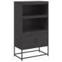 Aparador de acero negro 68,5x38,5x123,5 cm de , Aparadores - Ref: Foro24-846500, Precio: 112,05 €, Descuento: %