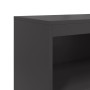 Aparador de acero negro 68,5x38,5x123,5 cm de , Aparadores - Ref: Foro24-846500, Precio: 112,05 €, Descuento: %