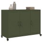 Cold-rolled steel sideboard in olive green 100.5x39x72 cm by , Sideboards - Ref: Foro24-846684, Price: 146,02 €, Discount: %