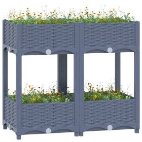 Arriate 80x40x71 cm polipropileno de vidaXL, Maceteros y jardineras - Ref: Foro24-310406, Precio: 59,57 €, Descuento: %