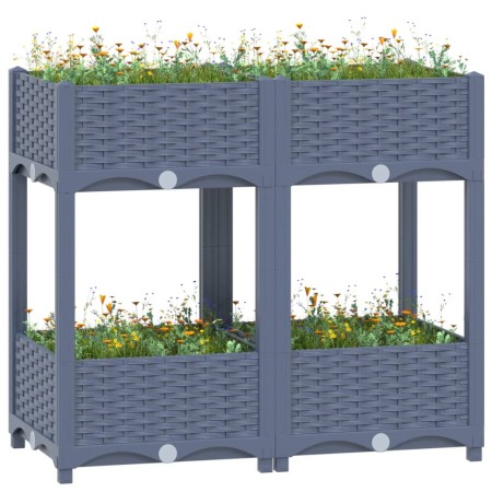 Planter box 80x40x71 cm polypropylene by vidaXL, Pots and planters - Ref: Foro24-310406, Price: 59,57 €, Discount: %