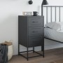 Bedside table in anthracite gray steel, 36x39x78 cm by , Nightstands - Ref: Foro24-846582, Price: 85,99 €, Discount: %