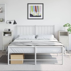 Bedside tables 2 units white steel 36x39x78 cm by , Nightstands - Ref: Foro24-846577, Price: 110,68 €, Discount: %