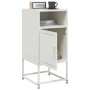 Bedside tables 2 units white steel 36x39x78 cm by , Nightstands - Ref: Foro24-846577, Price: 110,99 €, Discount: %