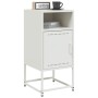 Bedside tables 2 units white steel 36x39x78 cm by , Nightstands - Ref: Foro24-846577, Price: 110,99 €, Discount: %