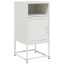 Bedside tables 2 units white steel 36x39x78 cm by , Nightstands - Ref: Foro24-846577, Price: 110,99 €, Discount: %