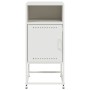 Bedside tables 2 units white steel 36x39x78 cm by , Nightstands - Ref: Foro24-846577, Price: 110,99 €, Discount: %