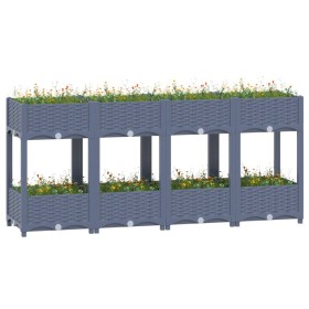 Polypropylene flower bed 160x40x71 cm by vidaXL, Pots and planters - Ref: Foro24-310408, Price: 99,10 €, Discount: %