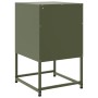 Bedside tables 2 units olive green steel 36x39x60.5 cm by , Nightstands - Ref: Foro24-846563, Price: 106,50 €, Discount: %