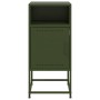 Bedside tables 2 units olive green steel 36x39x78 cm by , Nightstands - Ref: Foro24-846575, Price: 110,68 €, Discount: %