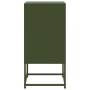 Bedside tables 2 units olive green steel 36x39x78 cm by , Nightstands - Ref: Foro24-846575, Price: 110,68 €, Discount: %