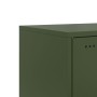 Bedside tables 2 units olive green steel 36x39x78 cm by , Nightstands - Ref: Foro24-846575, Price: 110,68 €, Discount: %