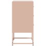 Mesita de noche acero rosa 36x39x78 cm de , Mesitas de noche - Ref: Foro24-846580, Precio: 86,03 €, Descuento: %