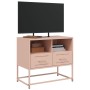 Steel TV stand in pink, 68x39x60.5 cm by , TV Furniture - Ref: Foro24-846549, Price: 90,01 €, Discount: %