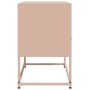 Mueble para TV de acero rosa 68x39x60,5 cm de , Muebles TV - Ref: Foro24-846549, Precio: 90,99 €, Descuento: %