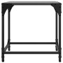 Black glass and steel coffee table 40x40x40 cm by , Coffee table - Ref: Foro24-845960, Price: 36,58 €, Discount: %