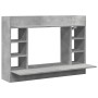 Wall-mounted desk made of gray concrete engineered wood, measuring 105x48x75cm. by , Desks - Ref: Foro24-847971, Price: 70,01...