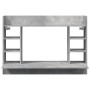 Escritorio de pared madera ingeniería gris hormigón 105x48x75cm de , Escritorios - Ref: Foro24-847971, Precio: 68,99 €, Descu...